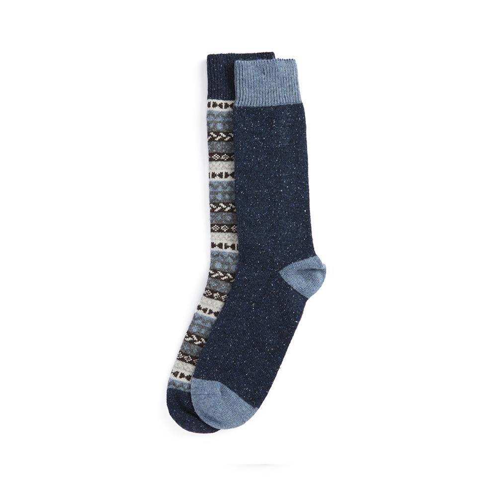 Barbour Set of 2 Fairisle Mens Socks